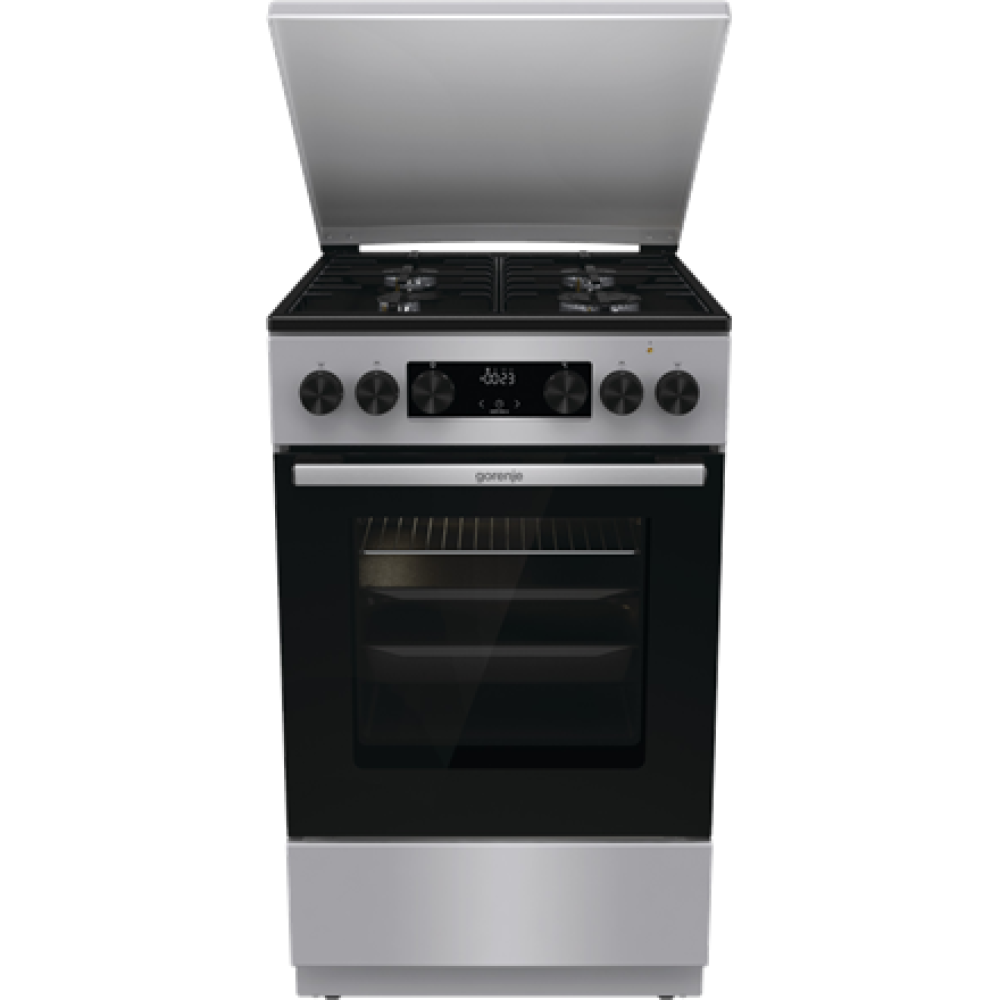 Gorenje Cooker , GK5C42SH , Hob type Gas , Oven type Electric , Grey , Width 50 cm , Depth 59.4 cm , 70 L