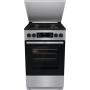 Gorenje Cooker , GK5C42SH , Hob type Gas , Oven type Electric , Grey , Width 50 cm , Depth 59.4 cm , 70 L