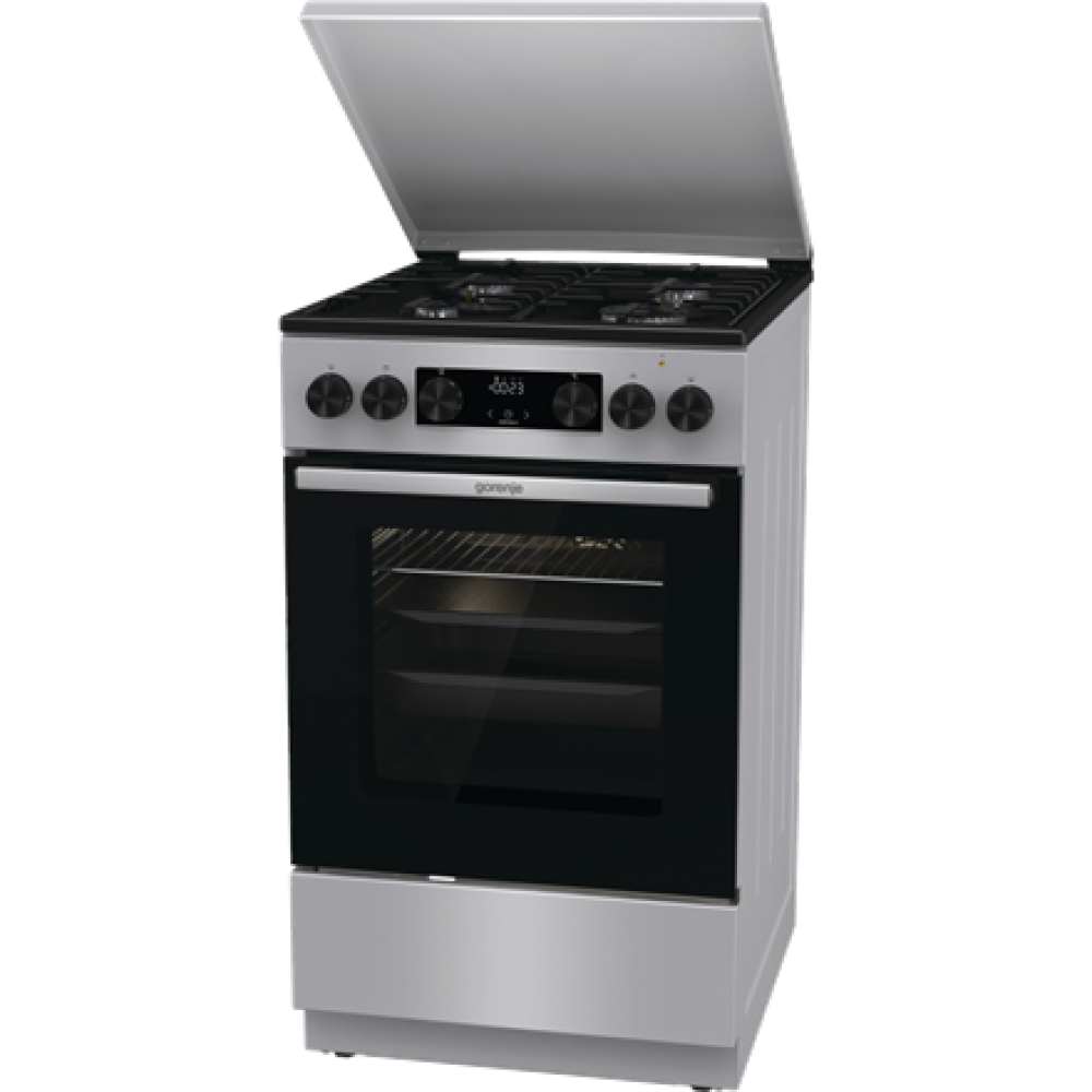 Gorenje Cooker , GK5C42SH , Hob type Gas , Oven type Electric , Grey , Width 50 cm , Depth 59.4 cm , 70 L