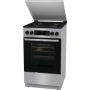 Gorenje Cooker , GK5C42SH , Hob type Gas , Oven type Electric , Grey , Width 50 cm , Depth 59.4 cm , 70 L