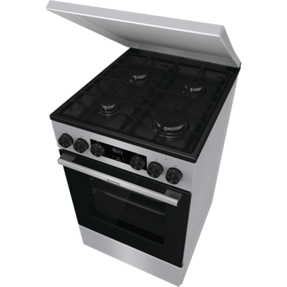 Gorenje Cooker , GK5C42SH , Hob type Gas , Oven type Electric , Grey , Width 50 cm , Depth 59.4 cm , 70 L