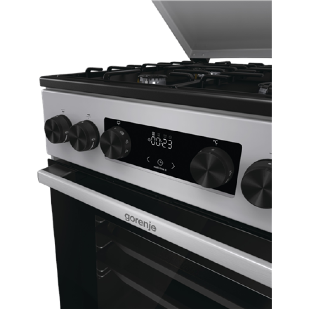Gorenje Cooker , GK5C42SH , Hob type Gas , Oven type Electric , Grey , Width 50 cm , Depth 59.4 cm , 70 L