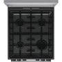 Gorenje Cooker , GK5C42SH , Hob type Gas , Oven type Electric , Grey , Width 50 cm , Depth 59.4 cm , 70 L
