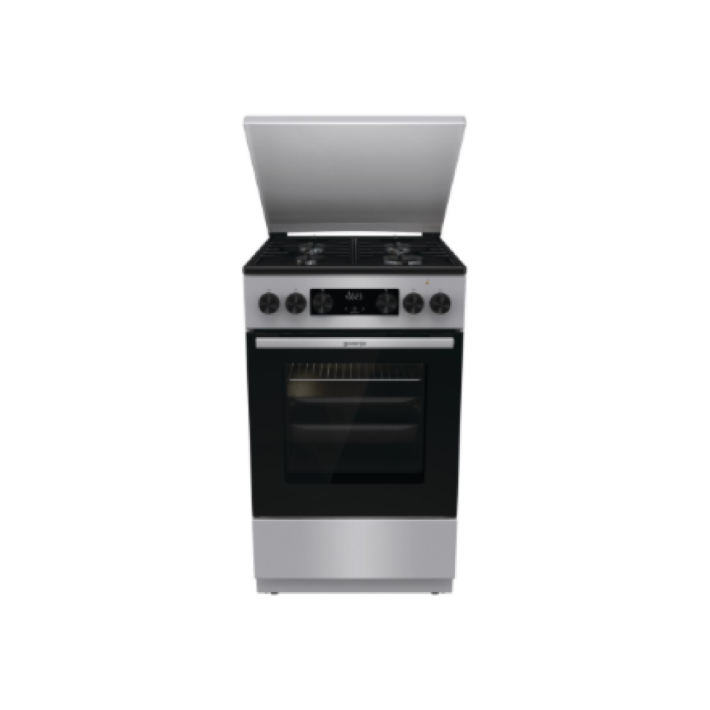 Gorenje Cooker , GK5C42SH , Hob type Gas , Oven type Electric , Grey , Width 50 cm , Depth 59.4 cm , 70 L