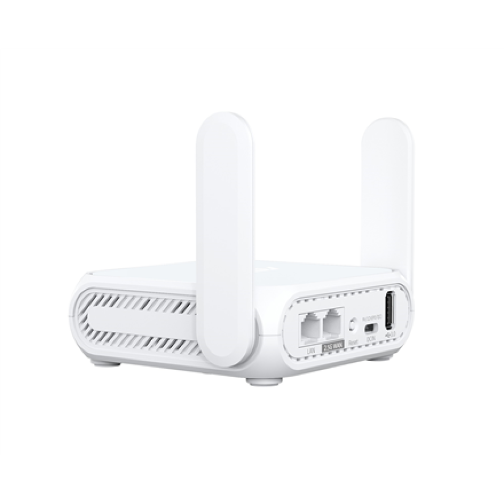 Asus Dual-band WiFi 7 Travel Router , RT-BE58 Go , 802.11be , 688/2882 Mbit/s , Mesh Support Yes , MU-MiMO Yes , No mobile broadband , Antenna type Enternal