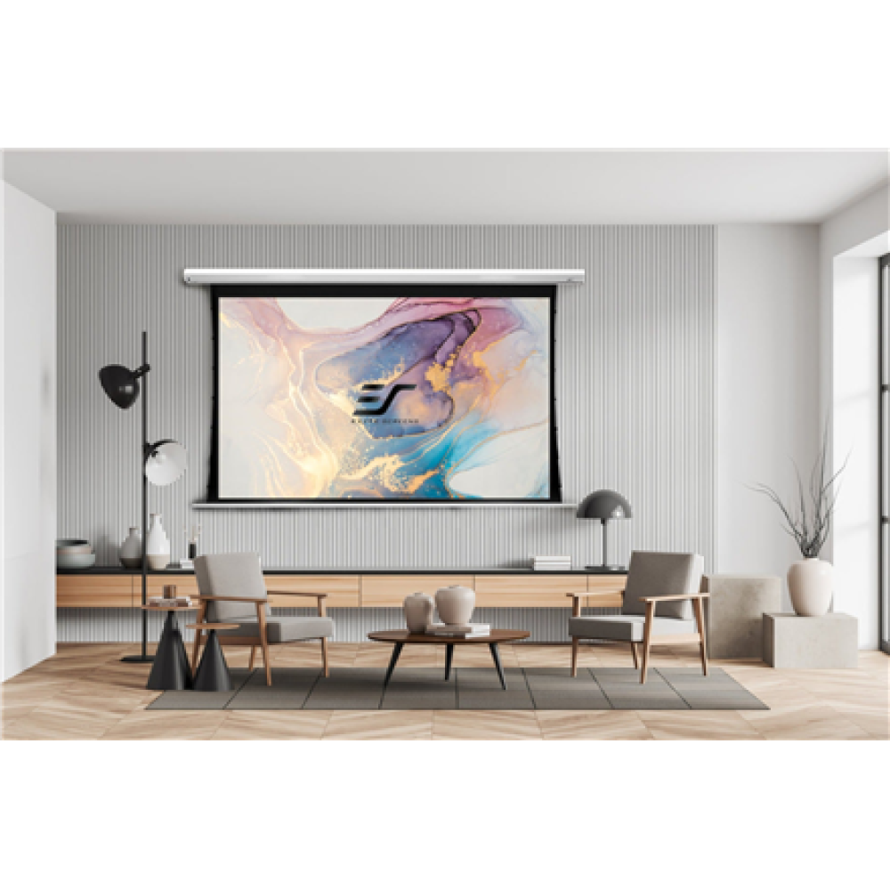 Elite Screens Electric Projection Screen, White , SKT150XHW2 , Diagonal 150 , 16:9