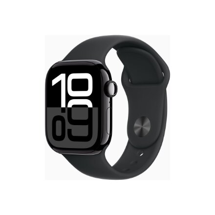 Apple Watch Series 10 , Smart watch , GPS (satellite) , Always-On Retina , Waterproof , Jet Black
