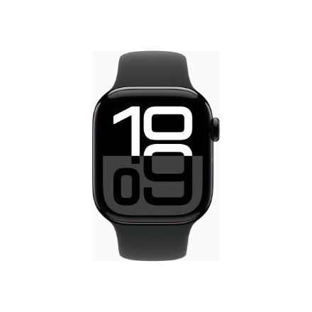 Apple Watch Series 10 , Smart watch , GPS (satellite) , Always-On Retina , Waterproof , Jet Black