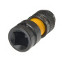 DEWALT , DT7508-QZ 1/2 Square to 1/4 Hex Impact Wrench , Chuck