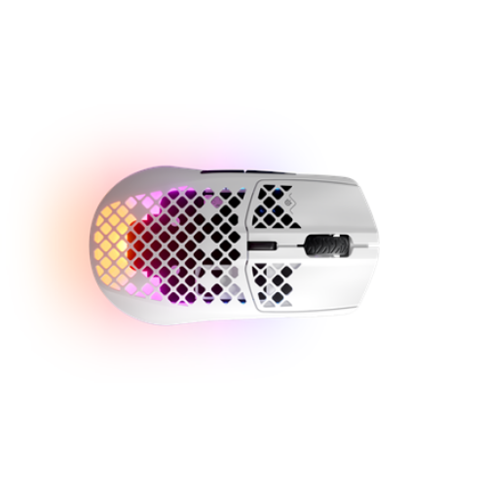 SteelSeries Gaming Mouse Aerox 3 Wireless (2022 Edition), Optical, RGB LED light, Snow, Wireless