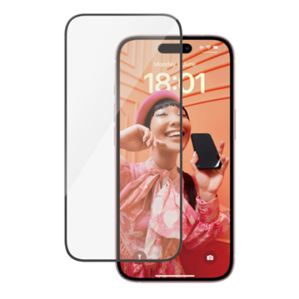 PanzerGlass , Screen protector , Apple , iPhone 15 , Glass , Clear , Easy installation; Fingerprint resistant; Anti-yellowing , Ultra-Wide Fit