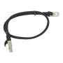 Lanberg Patchcord CAT.6 UTP , PCU6-10CC-0050-BK , 0.5 m