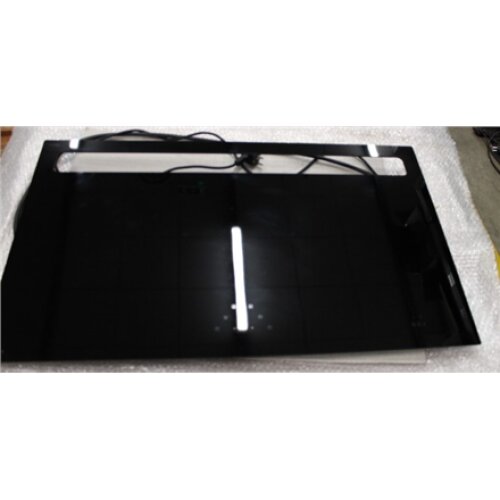SALE OUT. , Novy , 1821 , Induction hob with built-in hood , 88 cm , Number of burners/cooking zones 4 , Yes , Black , Slider control with white LEDs. , USED, REFURBISHED, SCRATCHED
