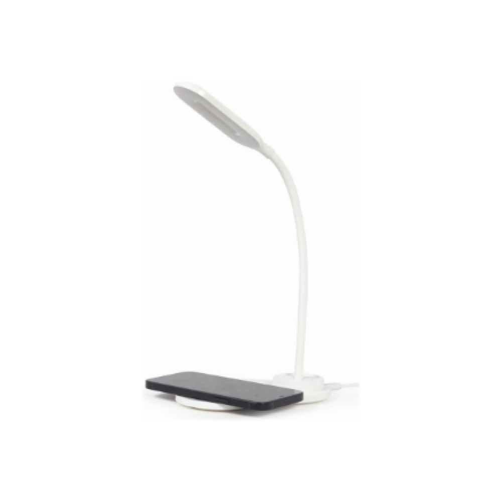 Gembird , Desk lamp with wireless charger , TA-WPC10-LED-01-W