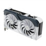 Asus , DUAL-RTX4060TI-O8G-WHITE , NVIDIA , 8 GB , GeForce RTX 4060 Ti , GDDR6 , HDMI ports quantity 1 , PCI Express 4.0 , Memory clock speed 18000 MHz