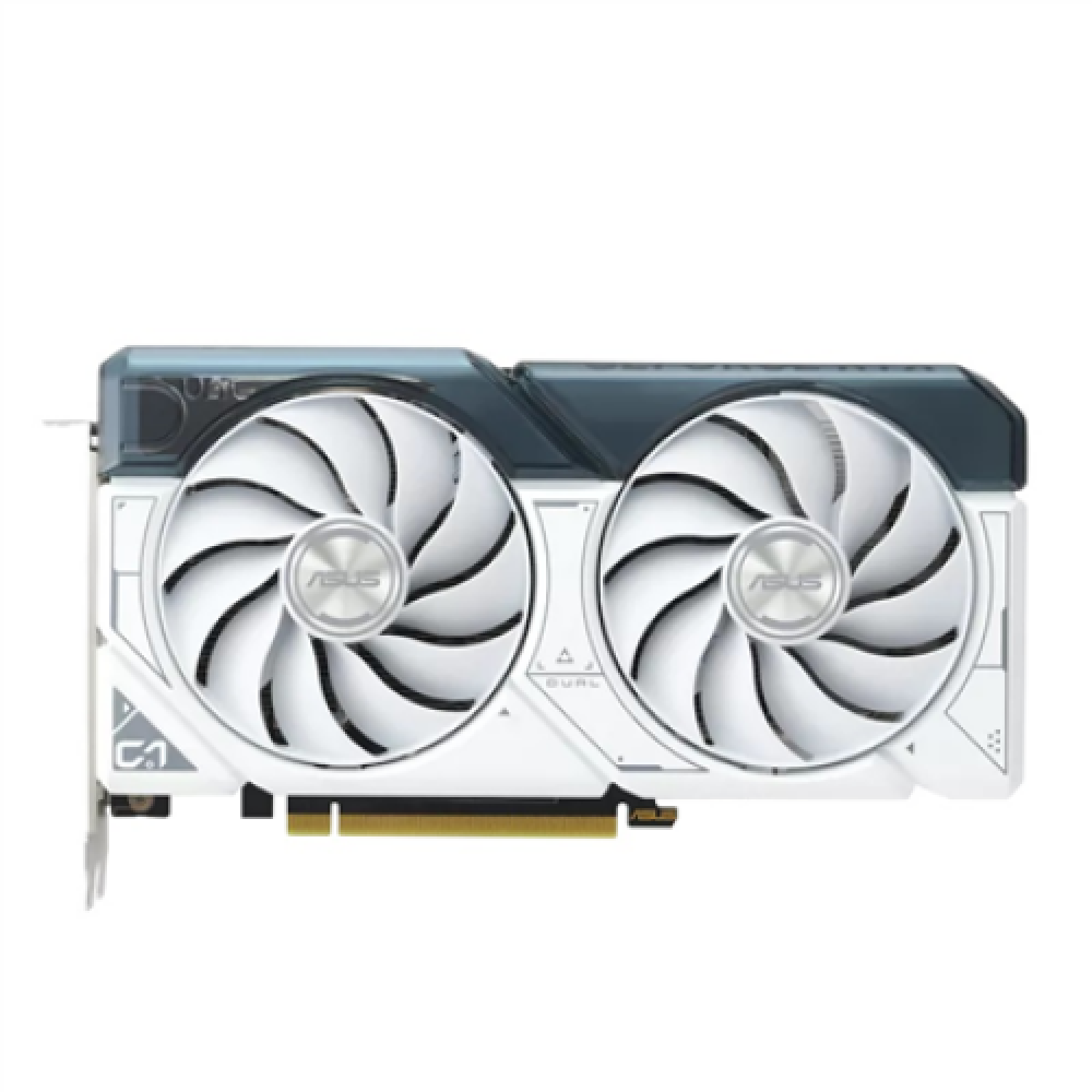 Asus , DUAL-RTX4060TI-O8G-WHITE , NVIDIA , 8 GB , GeForce RTX 4060 Ti , GDDR6 , HDMI ports quantity 1 , PCI Express 4.0 , Memory clock speed 18000 MHz