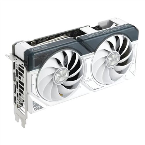 Asus , DUAL-RTX4060TI-O8G-WHITE , NVIDIA , 8 GB , GeForce RTX 4060 Ti , GDDR6 , HDMI ports quantity 1 , PCI Express 4.0 , Memory clock speed 18000 MHz