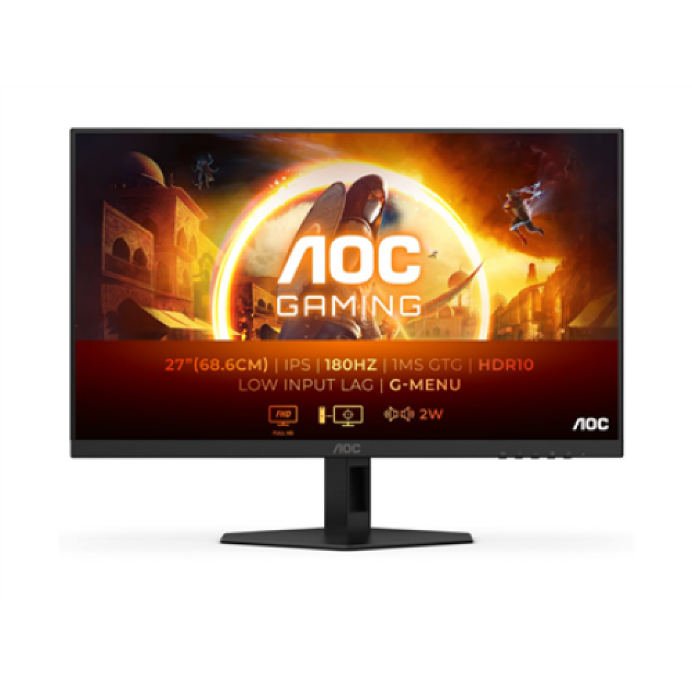 AOC 27G4XE , 27 , IPS , 16:9 , 180 Hz , 1 ms , 1920 x 1080 pixels , 300 cd/m² , HDMI ports quantity 2