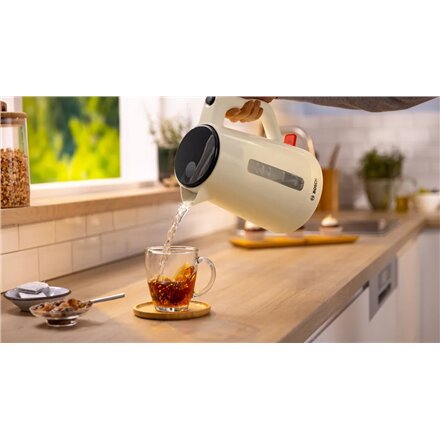 Bosch Kettle , TWK1M127 , Electric , 2400 W , 1.7 L , Plastic , Cream