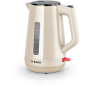 Bosch Kettle , TWK1M127 , Electric , 2400 W , 1.7 L , Plastic , Creamy