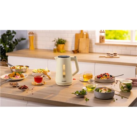 Bosch Kettle , TWK1M127 , Electric , 2400 W , 1.7 L , Plastic , Cream