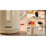 Bosch Kettle , TWK1M127 , Electric , 2400 W , 1.7 L , Plastic , Creamy