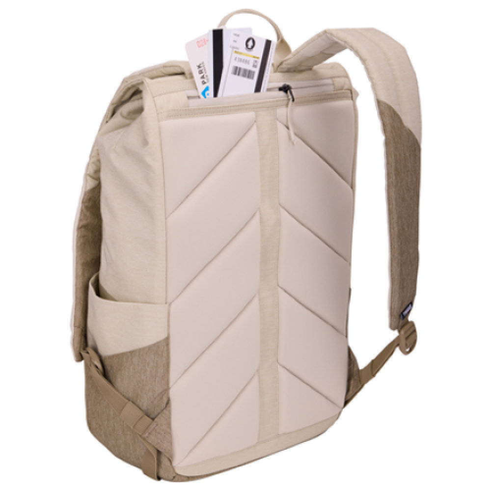 Thule , Lithos , Backpack 16L , Fits up to size 16 , Laptop backpack , Pelican Gray/Faded Khaki
