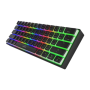 Genesis , THOR 660 RGB , Mechanical Gaming Keyboard , RGB LED light , US , Black , Wireless , Bluetooth , USB Type-C , 588 g , Gateron Brown
