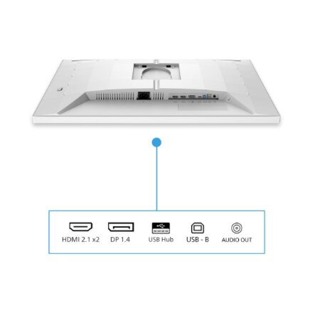 Philips , 27M2N5901A/00 , 27 , Fast IPS , UHD , 16:9 , 160 Hz , 1 ms , 3840 x 2160 pixels , 350 cd/m² , HDMI ports quantity 2 , White