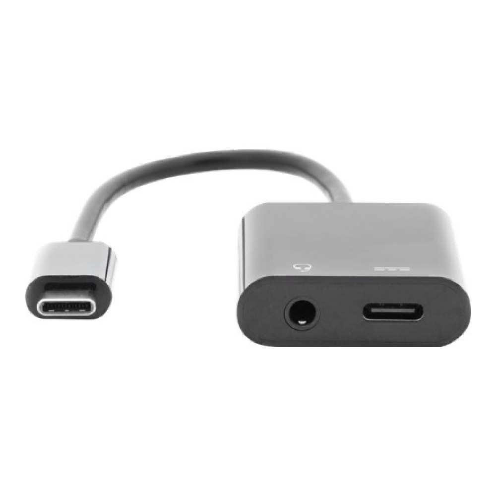 Digitus , USB Type-C adapter/Converter, Type-C to USB Type-C with 3.5mm stereo , AK-300400-002-S