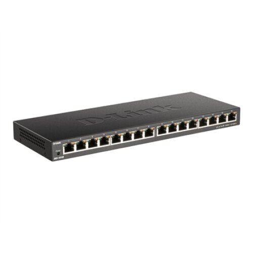D-Link , 16-Port Gigabit Desktop Switch , DGS-1016S , Unmanaged , Desktop