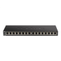 D-Link , 16-Port Gigabit Desktop Switch , DGS-1016S , Unmanaged , Desktop