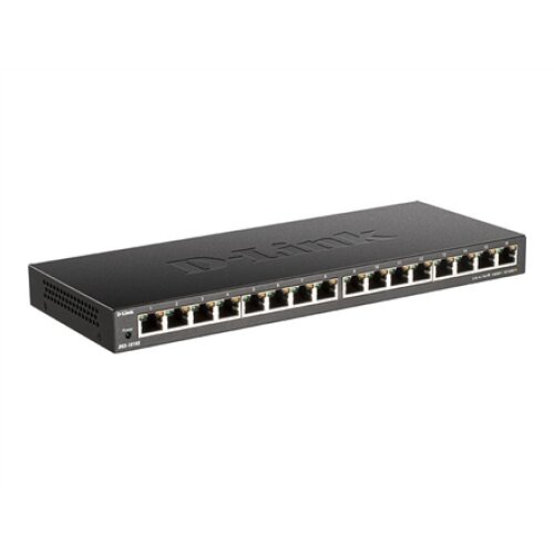 D-Link , 16-Port Gigabit Desktop Switch , DGS-1016S , Unmanaged , Desktop