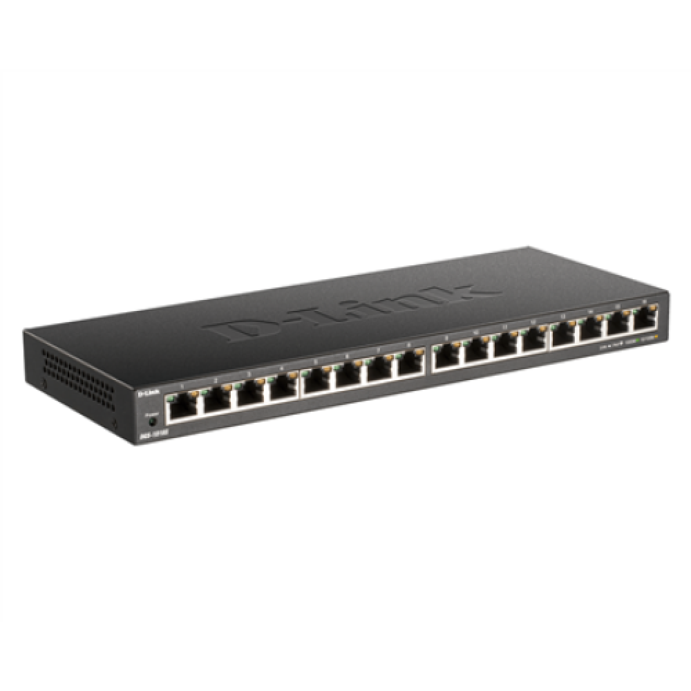 D-Link , 16-Port Gigabit Desktop Switch , DGS-1016S , Unmanaged , Desktop