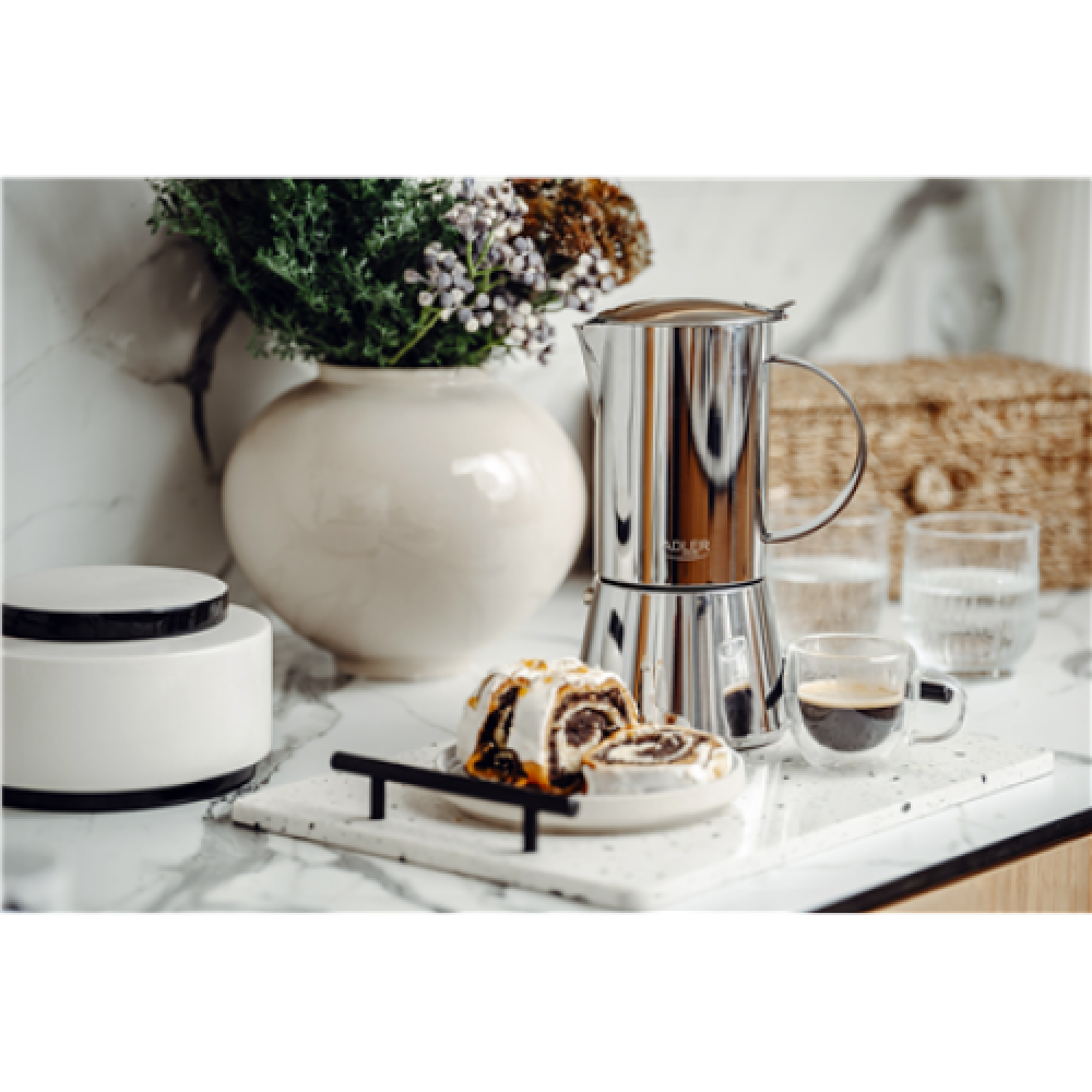Adler , Espresso Coffee Maker , AD 4417 , Stainless Steel