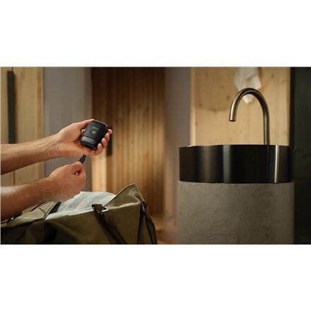 Philips Compact Shaver , S591/05 500 Series , Operating time (max) 40 min , Wet & Dry , Lithium Ion , Metallic Black