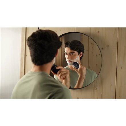 Philips Compact Shaver , S591/05 500 Series , Operating time (max) 40 min , Wet & Dry , Lithium Ion , Metallic Black