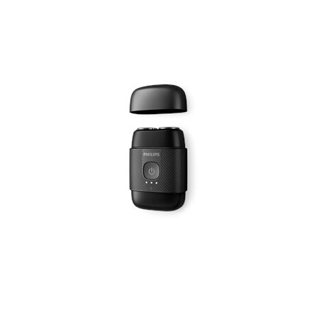 Philips Compact Shaver , S591/05 500 Series , Operating time (max) 40 min , Wet & Dry , Lithium Ion , Metallic Black