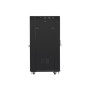 Lanberg , Rack cabinet 19 free-standing 27U/800x1000 (flat pack) with glass door, LCD , FF01-8027-12BL , Black