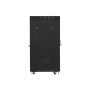 Lanberg , Rack cabinet 19 free-standing 27U/800x1000 (flat pack) with glass door, LCD , FF01-8027-12BL , Black