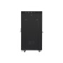 Lanberg , Rack cabinet 19 free-standing 27U/800x1000 (flat pack) with glass door, LCD , FF01-8027-12BL , Black
