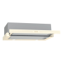 Gorenje Hood BHP62CLI Telescopic, Energy efficiency class C, Width 60 cm, 435 m³/h, Mechanical control, LED, Ivory