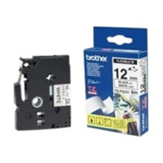 Brother , TZe-FX231 Flexible ID Laminated Tape , Black on White , TZe , 8 m , 1.2 cm Brother , TZe-FX231 Flexible ID Laminated Tape , Black on White , TZe , 8 m , 1.2 cm