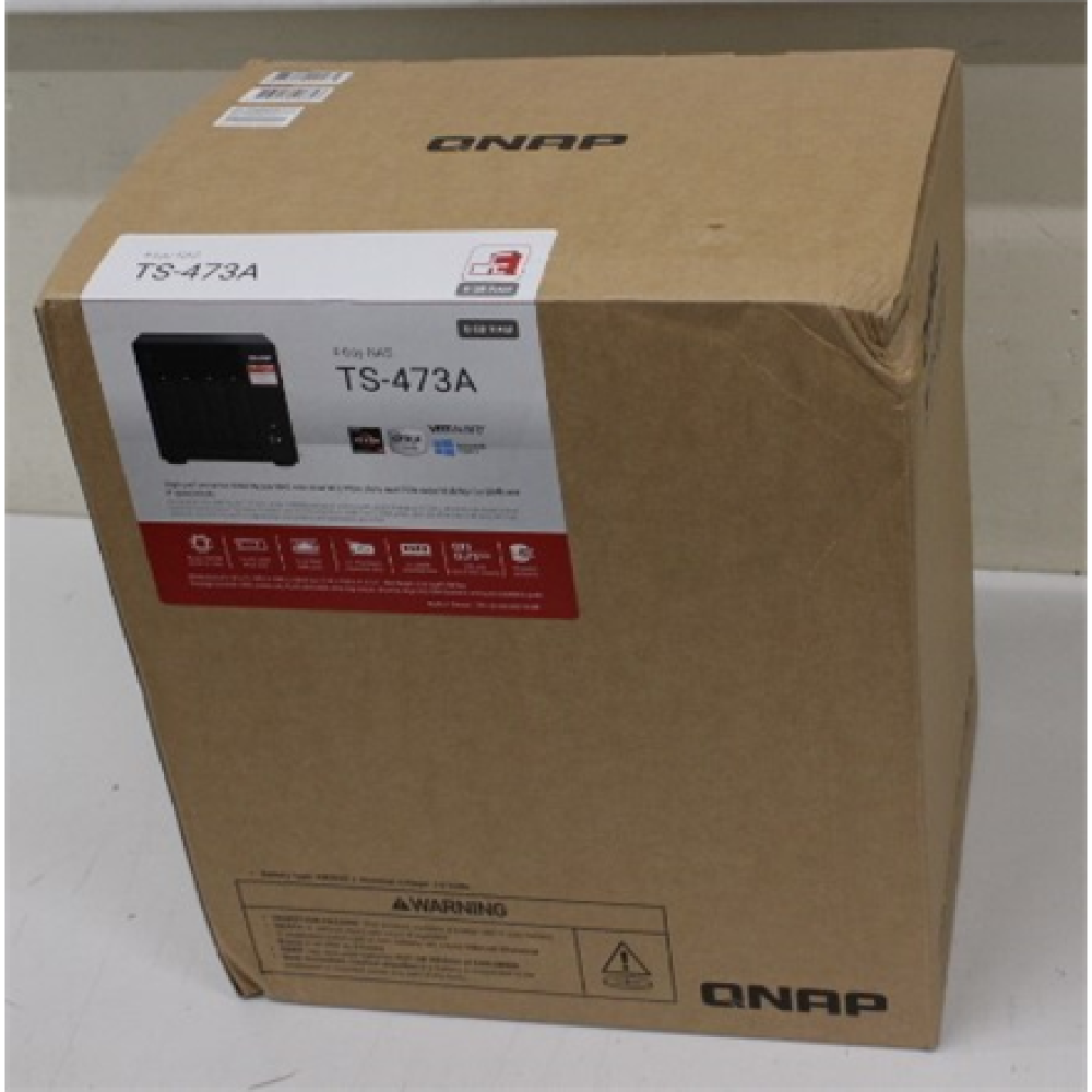 SALE OUT. QNAP TS-473A-8G, 4-bay NAS, AMD Ryzen V1000 series V1500B 4C/8T 2.2GHz, 8GB DDR4 RAM , QNAP 4-Bay QTS and QuTS hero NAS , TS-473A-8G , Up to 4 HDD/SSD Hot-Swap , AMD Ryzen , Ryzen V1500B Quad-Core , Processor frequency 2.2 GHz , 8 GB , DDR4 , DA