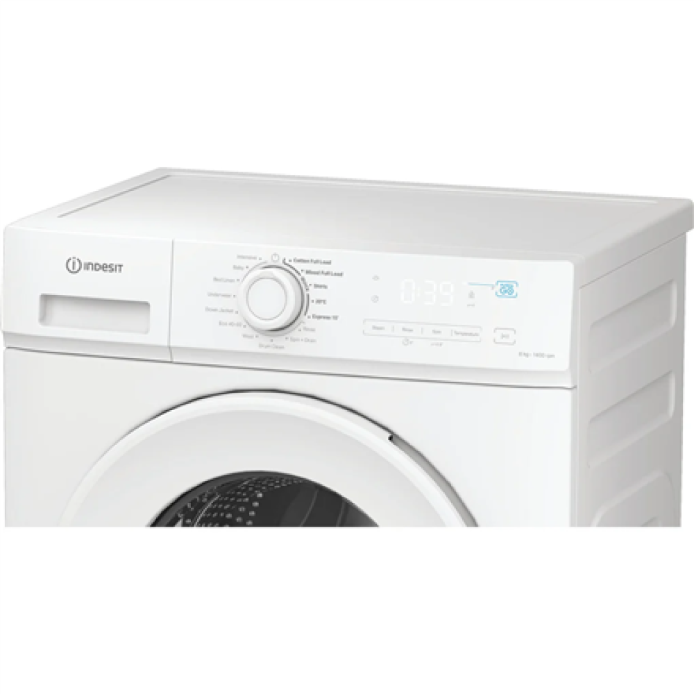 INDESIT , Washing machine , IMA 864 MY TIME , Energy efficiency class A , Front loading , Washing capacity 8 kg , 1400 RPM , Depth 52 cm , Width 60 cm , White