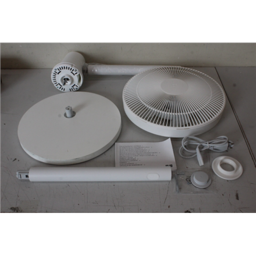 SALE OUT. Xiaomi Mi Smart Standing Fan 2 EU , Xiaomi Mi Smart Standing Fan , 2 , Stand Fan , DEMO , White , Oscillation , 15 W