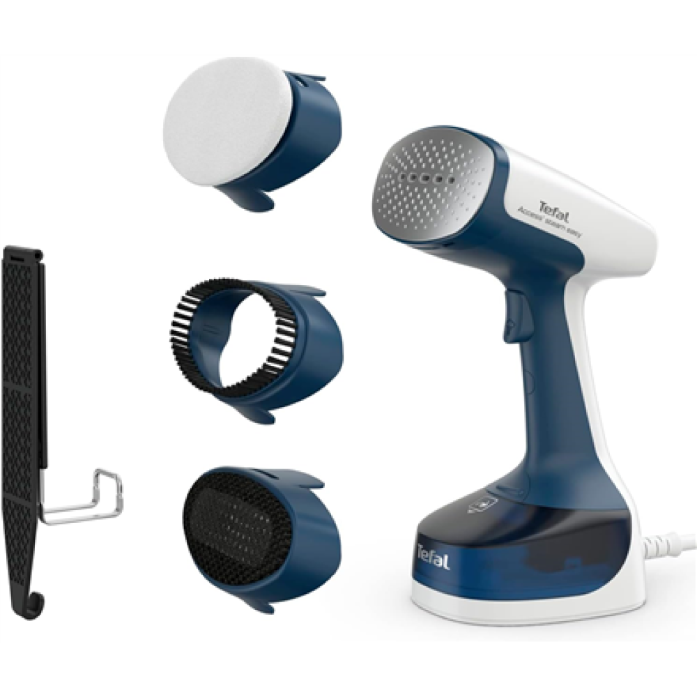 TEFAL Hand Travel Steamer , DT7130 , Handheld , 1400 W , 0.15 L , 25 g/min , Blue/White