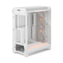 Fractal Design Meshify 3 , Ambience Pro RGB White TG Clear Tint , ATX , Power supply included No