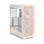 Fractal Design Meshify 3 , Ambience Pro RGB White TG Clear Tint , ATX , Power supply included No