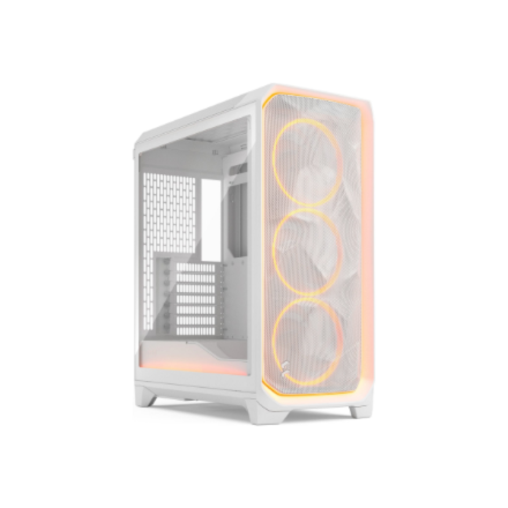 Fractal Design Meshify 3 , Ambience Pro RGB White TG Clear Tint , ATX , Power supply included No